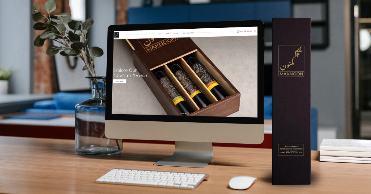 Maknoon renews its Levantine Olive Oil Website